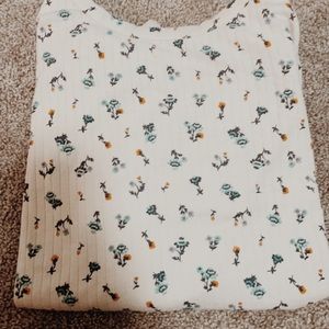 Joe fresh long sleeve, floral shirt.